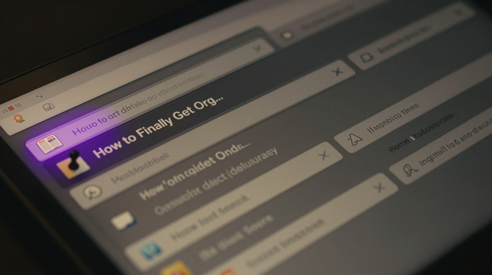 Polaroid pinned to the board: $OPENTAB — the tab nobody's opened since 2021